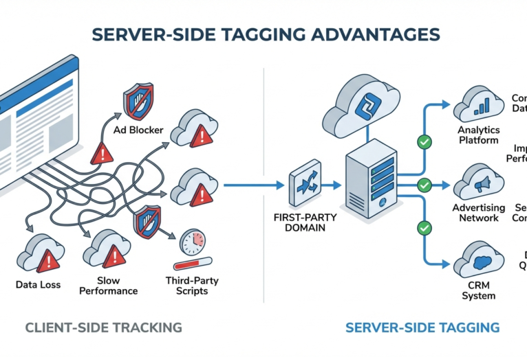 Server-Side Tagging Vorteile im Vergleich zu Client-Side Tracking