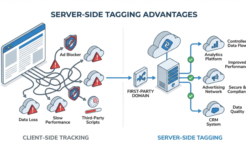 Server-Side Tagging Vorteile im Vergleich zu Client-Side Tracking